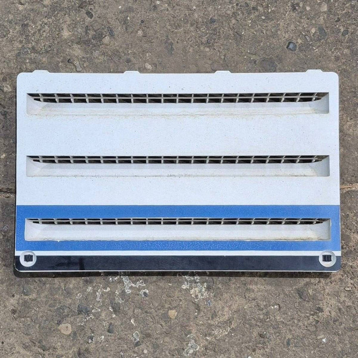 Used Dometic Air Intake Side Refrigerator Vent, Off White, No Frame - 3102277.021 - Young Farts RV Parts