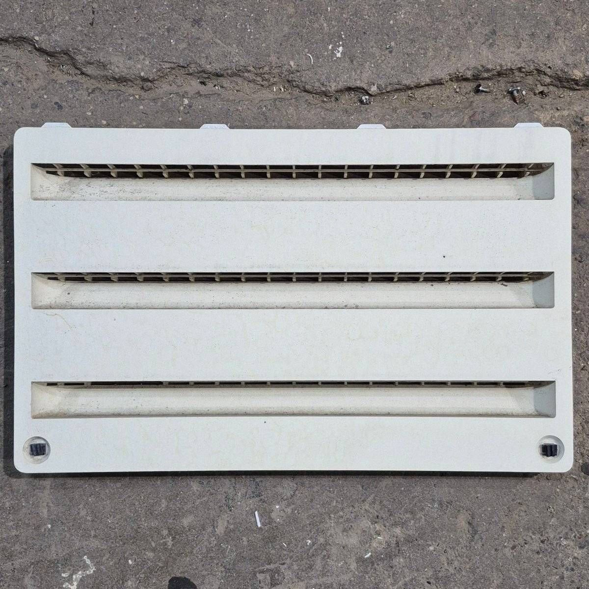 Used Dometic Air Intake Side Refrigerator Vent, Off White, No Frame - 3102277.021 - Young Farts RV Parts