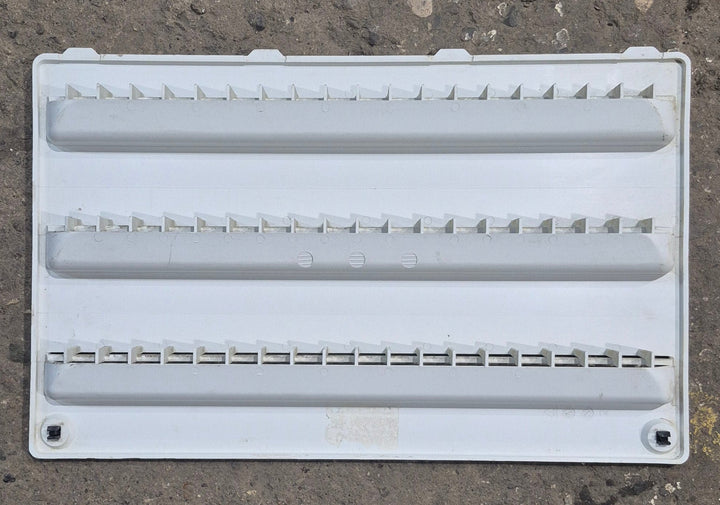Used Dometic Air Intake Side Refrigerator Vent, White, No Frame - 3102277.021 - Young Farts RV Parts