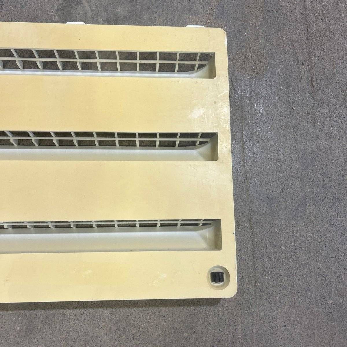 Used Dometic Air Intake Side Refrigerator Vent, Yellowed, No Frame - 3102277.021 - Young Farts RV Parts