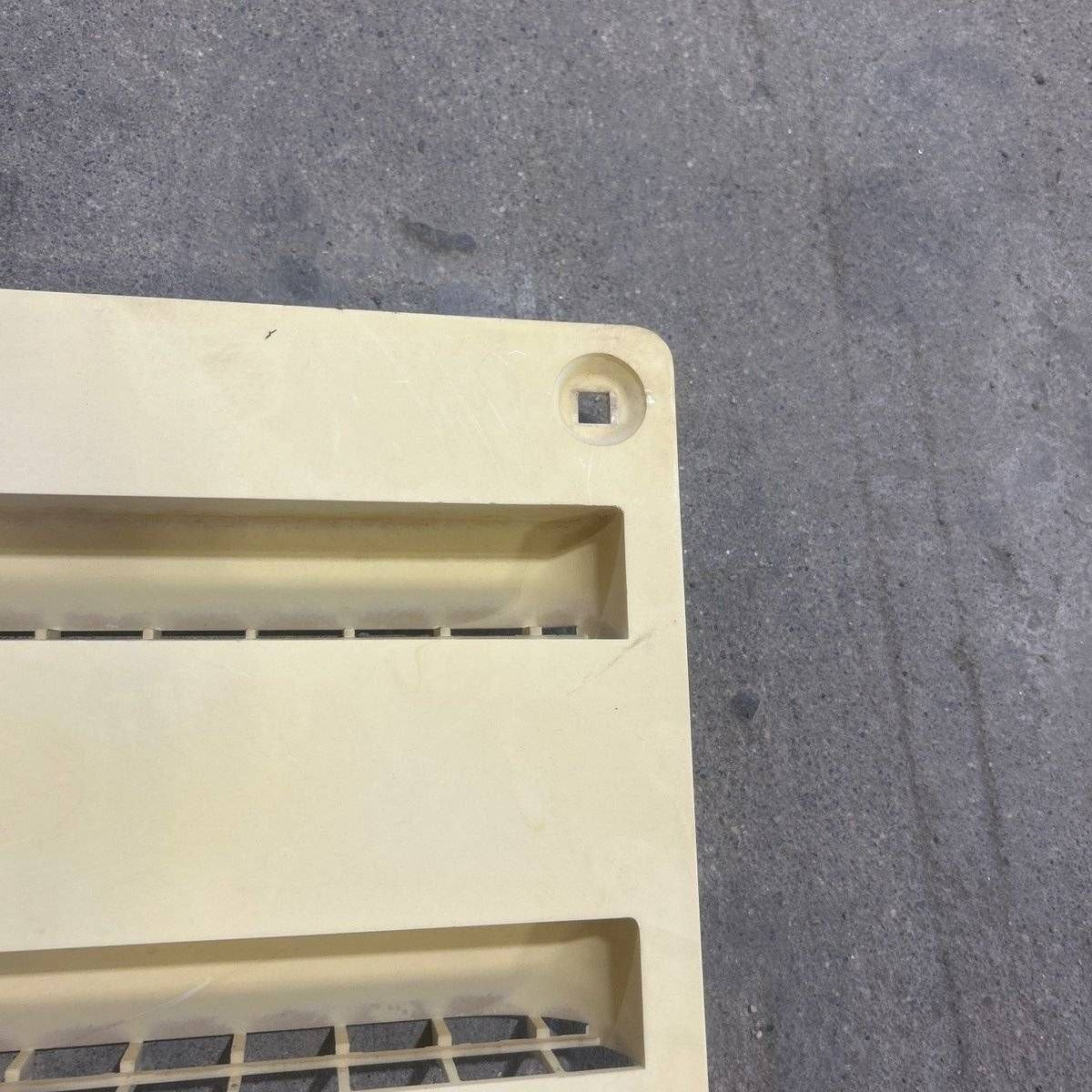 Used Dometic Air Intake Side Refrigerator Vent, Yellowed, No Frame - 3102277.021 - Young Farts RV Parts