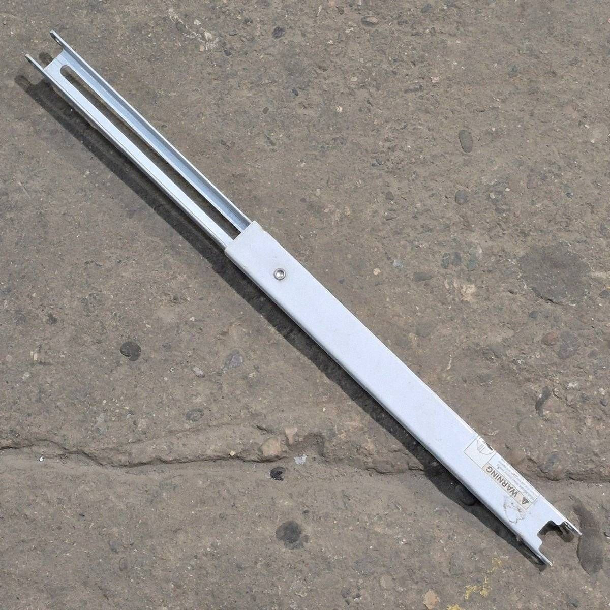 Used Dometic Awning Adjustable Pitch Arm, White/ Silver, 15 7/8" to 25 1/8" - 9100 Series - Young Farts RV Parts