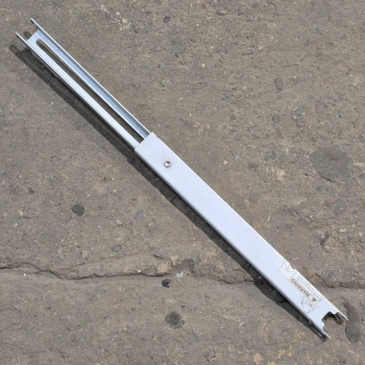 Used Dometic Awning Adjustable Pitch Arm, White/ Silver, 15 7/8" to 25 1/8" - 9100 Series - Young Farts RV Parts