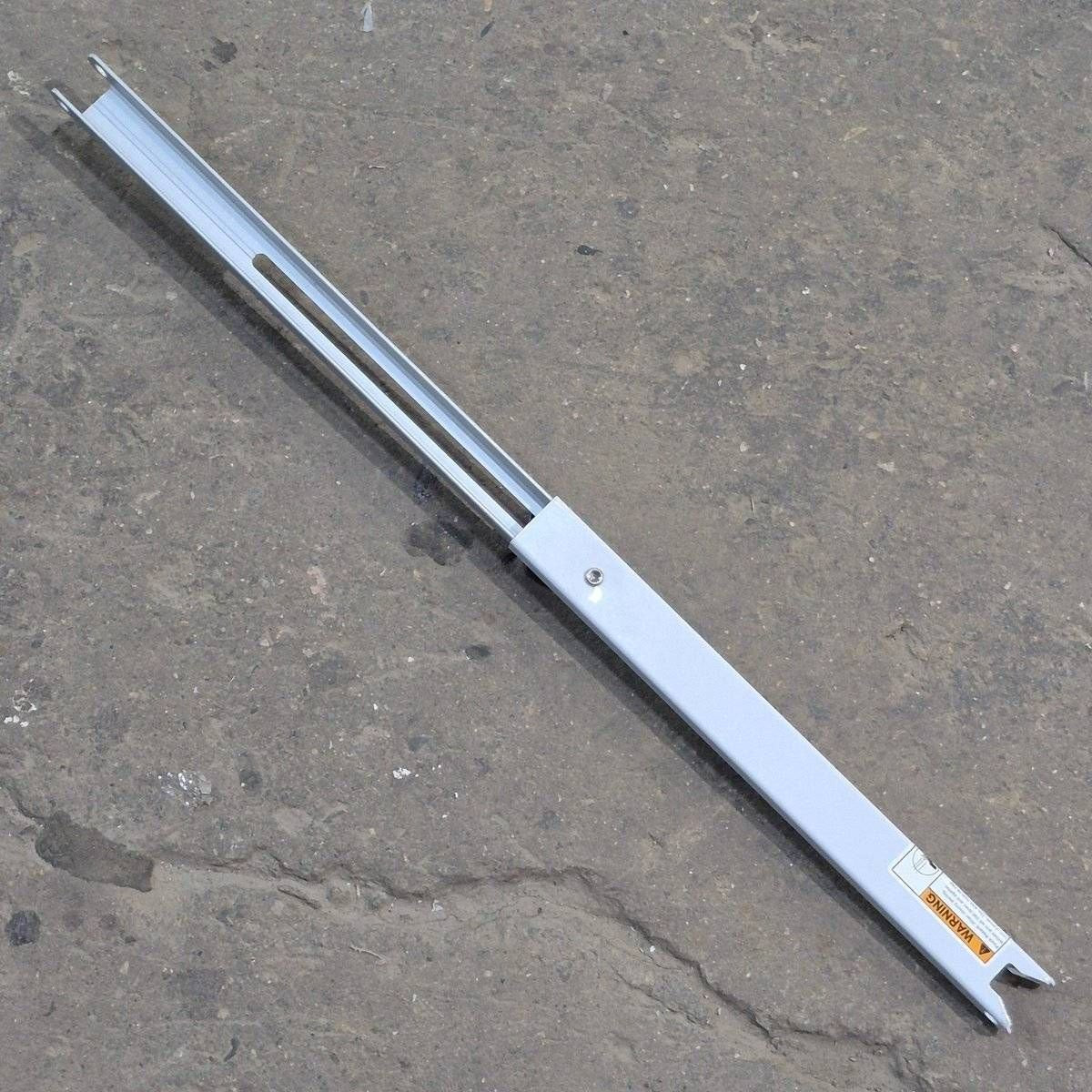 Used Dometic Awning Adjustable Pitch Arm, White/ Silver, 20 3/4