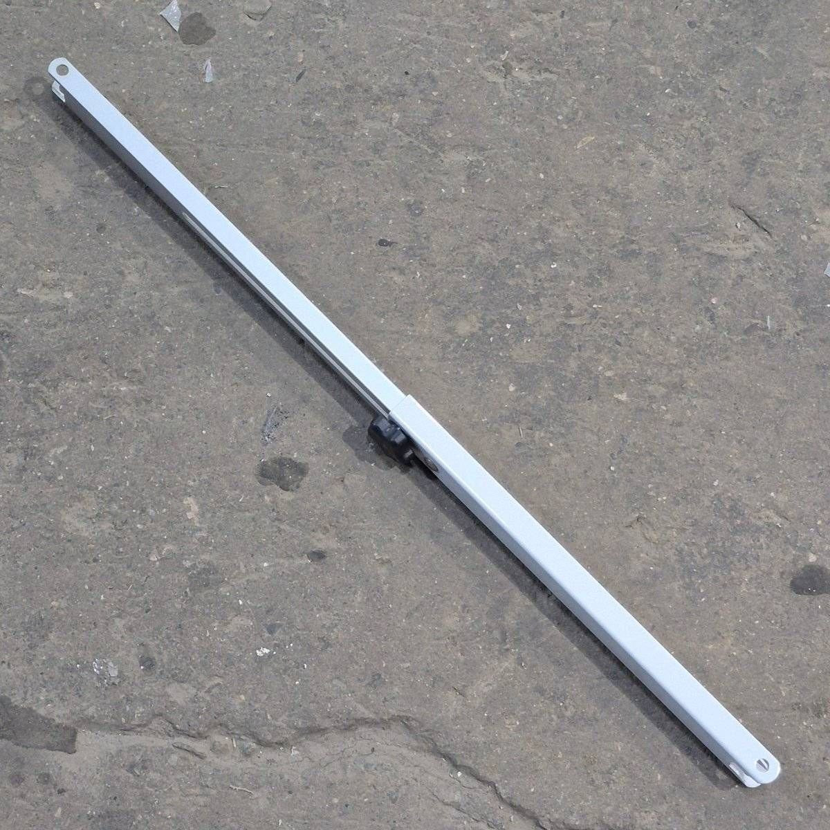 Used Dometic Awning Adjustable Pitch Arm, White/ Silver, 20 3/4