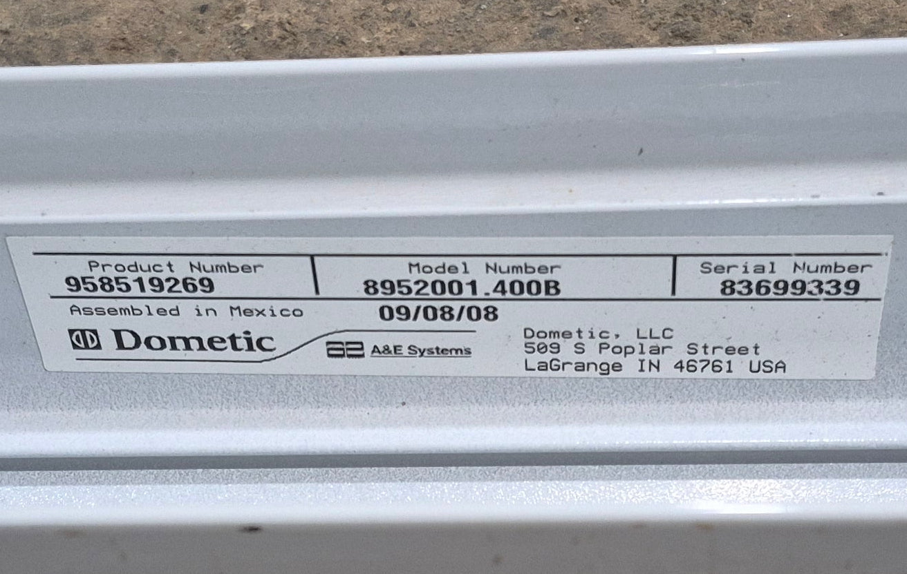 Used Dometic Awning Arm Front Channel - 3312487.030B - Young Farts RV Parts