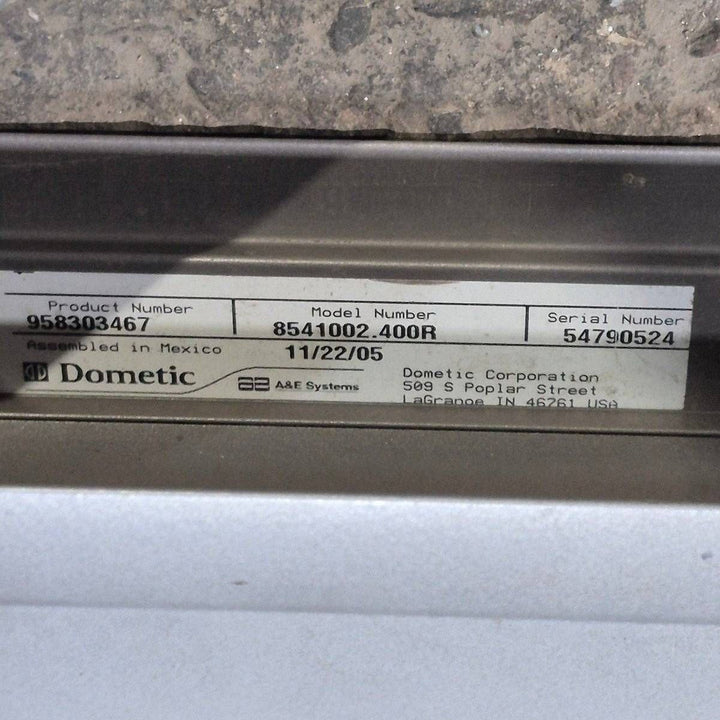 Used Dometic Awning Arm, Idler (Rear) Non - Powered, Silver (Satin), 65 1/2" - WeatherPro , 8541002.400 - Young Farts RV Parts