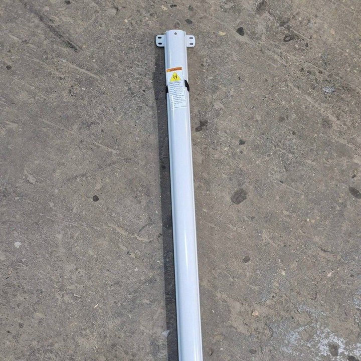 Used Dometic Awning Arm, Idler (Rear) Non - Powered, White, Adjustable Pitch, 66" - 3312487.022B - Young Farts RV Parts