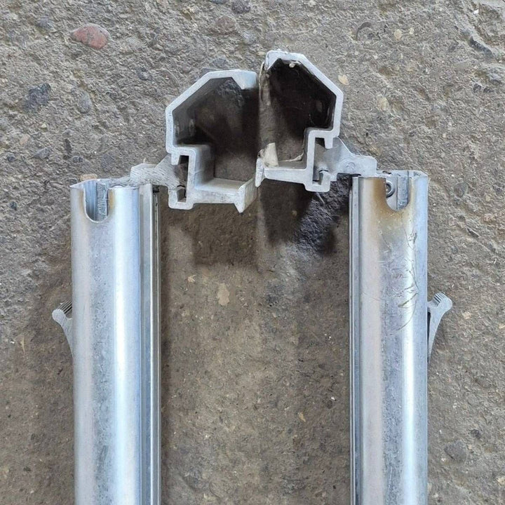 Used Dometic Awning Arm Set, Chrome, 73" - ELITE - 9000 - Young Farts RV Parts