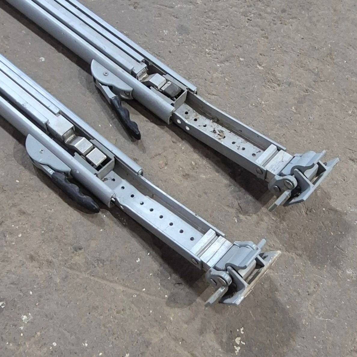 Used Dometic Awning Arm Set, Curved, Silver (Satin), 62 1/2" - 838100D013 - Young Farts RV Parts