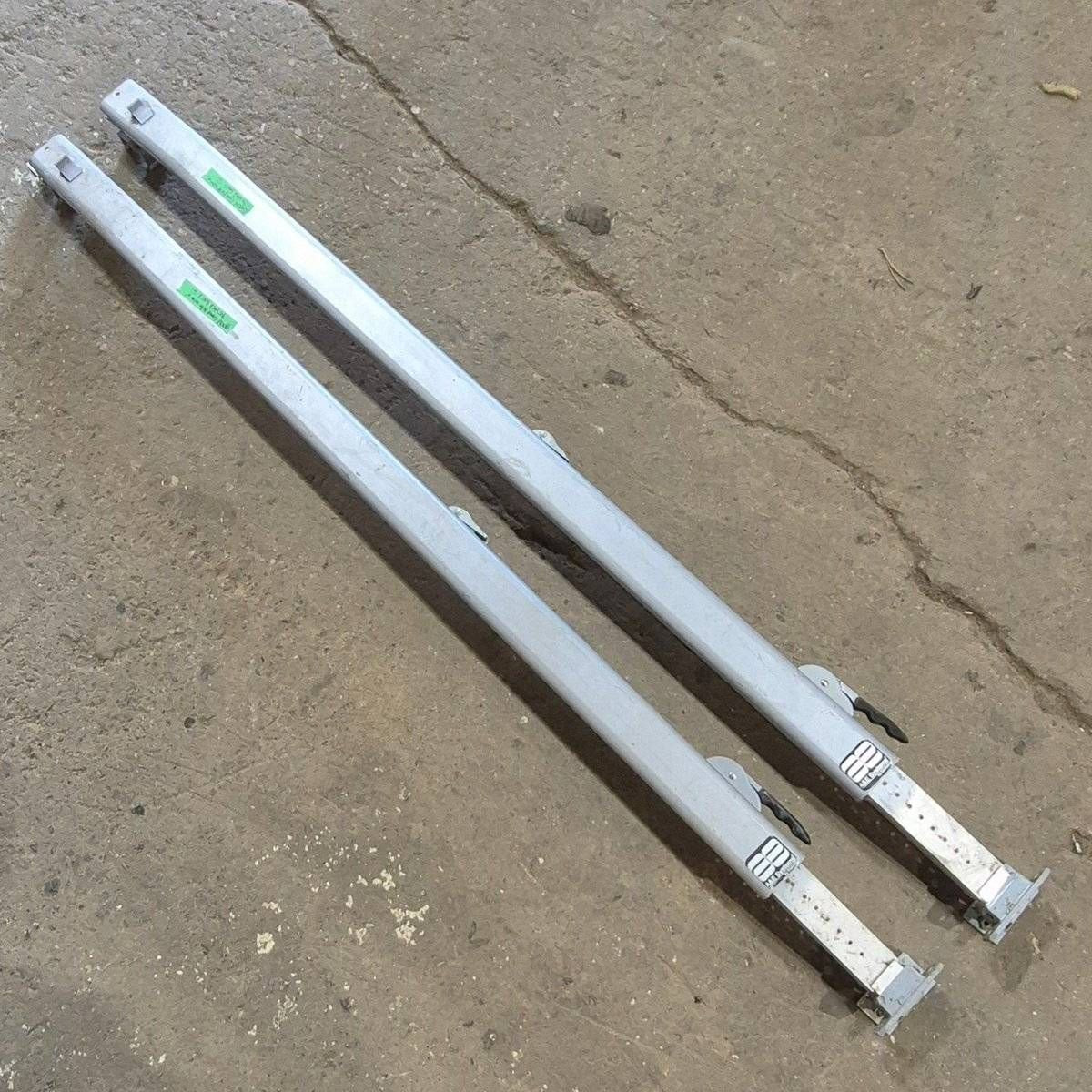 Used Dometic Awning Arm Set, Curved, Silver (Satin), 62 1/2