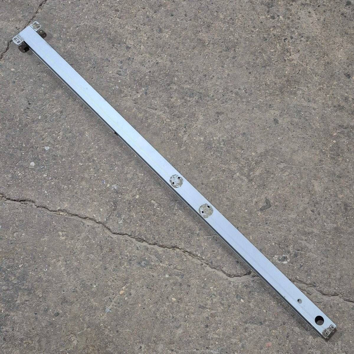 Used Dometic Awning Arm Wall Mount (Back Channel), Silver, 62 1/4
