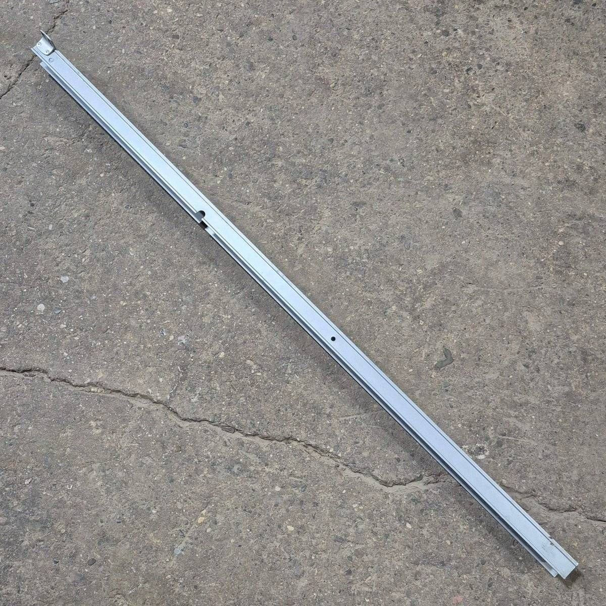 Used Dometic Awning Arm Wall Mount (Back Channel), Silver, 62 1/4" - 9100 Series - Young Farts RV Parts