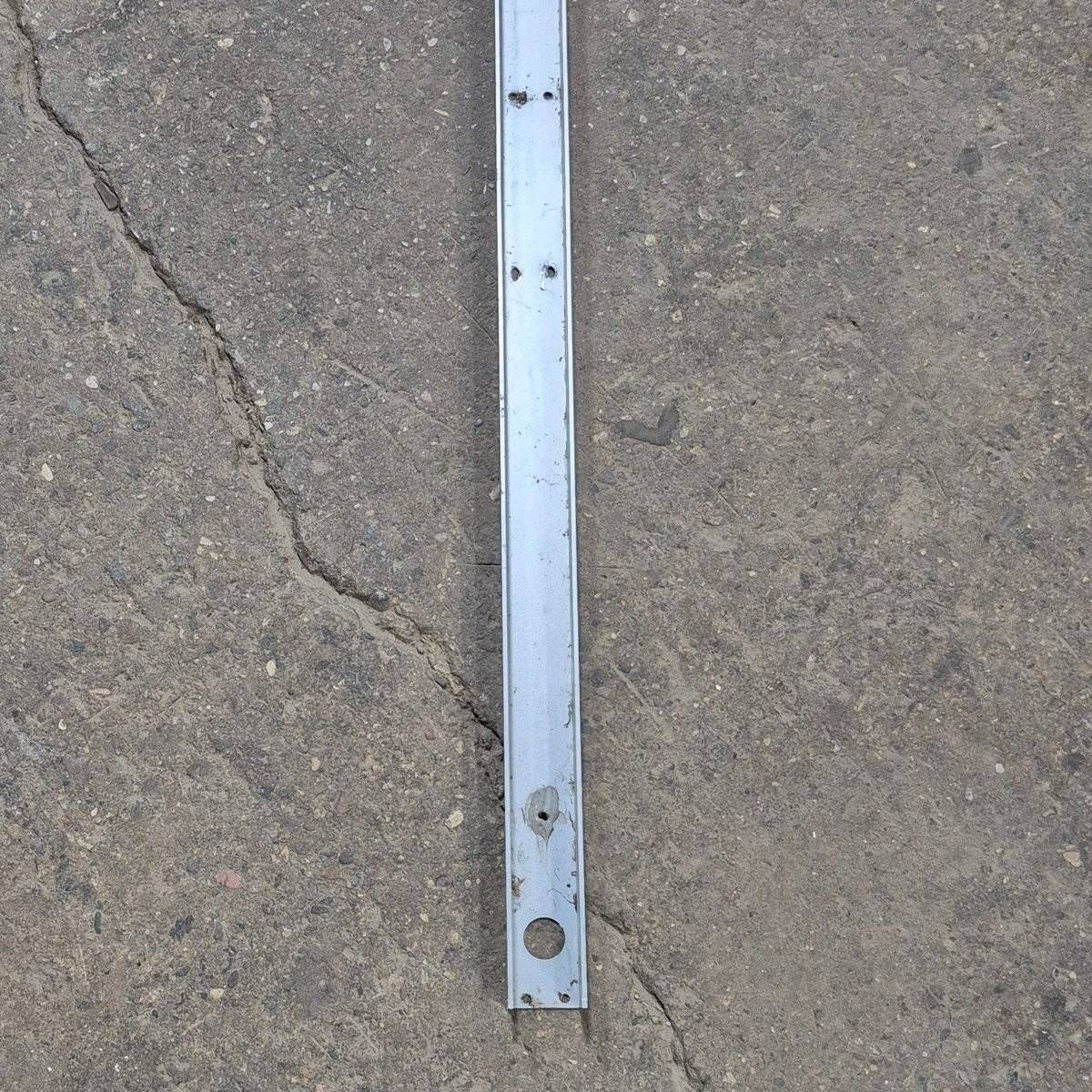 Used Dometic Awning Arm Wall Mount (Back Channel), Silver, 62 1/4" - 9100 Series - Young Farts RV Parts