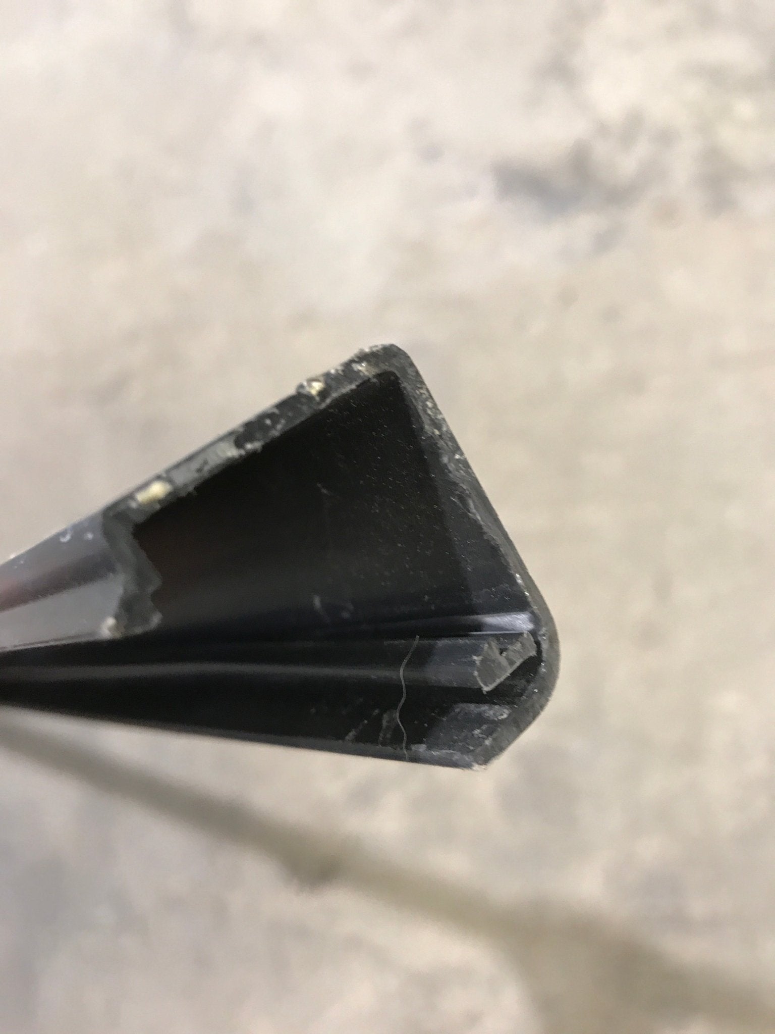 Used Dometic Black Fridge Door Side Trim 3850982053 - Young Farts RV Parts