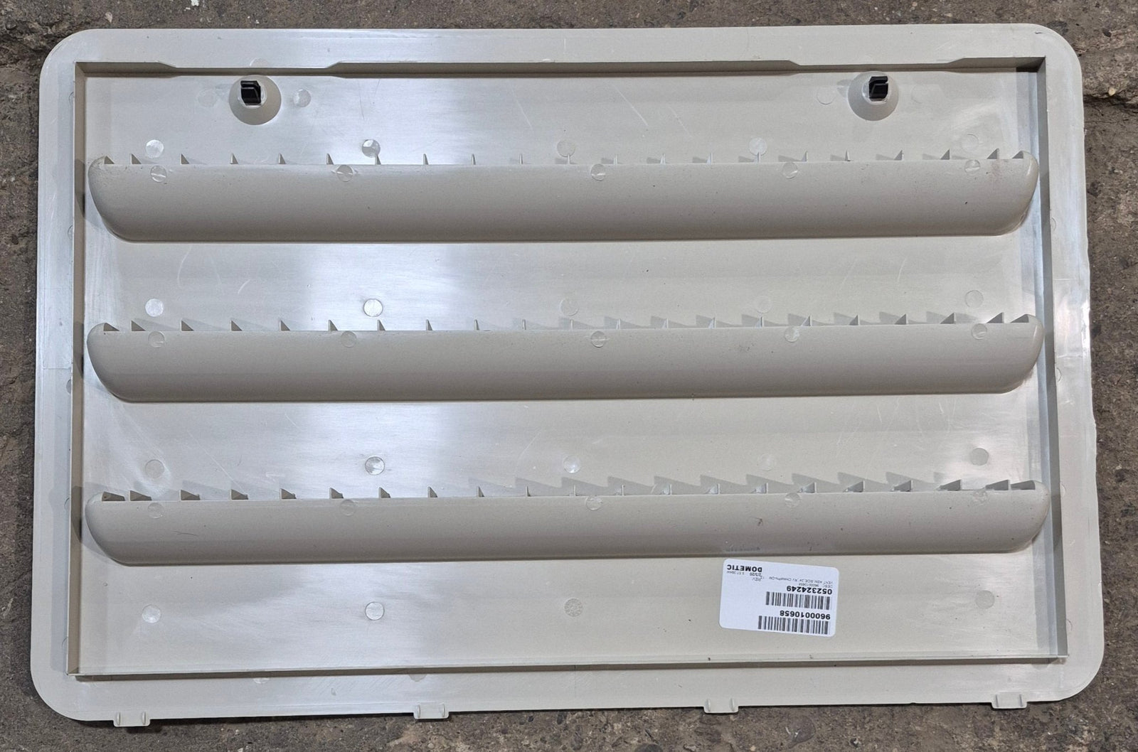 Used Dometic Champagne Air Intake Side Refrigerator Vent - NO FRAME - Young Farts RV Parts