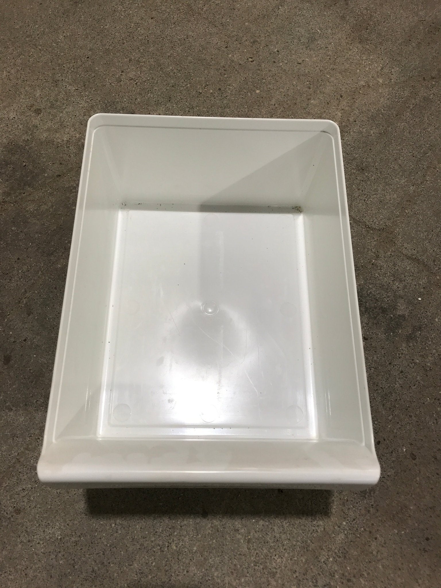 Used Dometic Crisper Bin (White) 2002726061 - Young Farts RV Parts