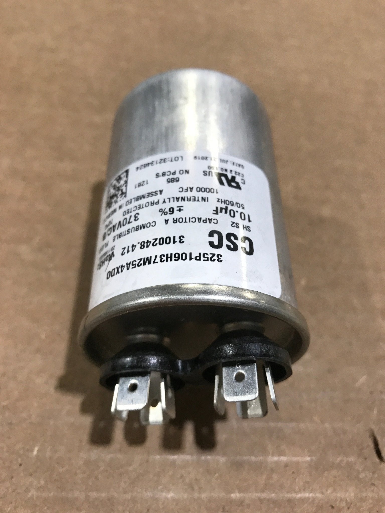 Used Dometic / Duo - therm Air Conditioner Capacitor - 3100248.412 - Young Farts RV Parts