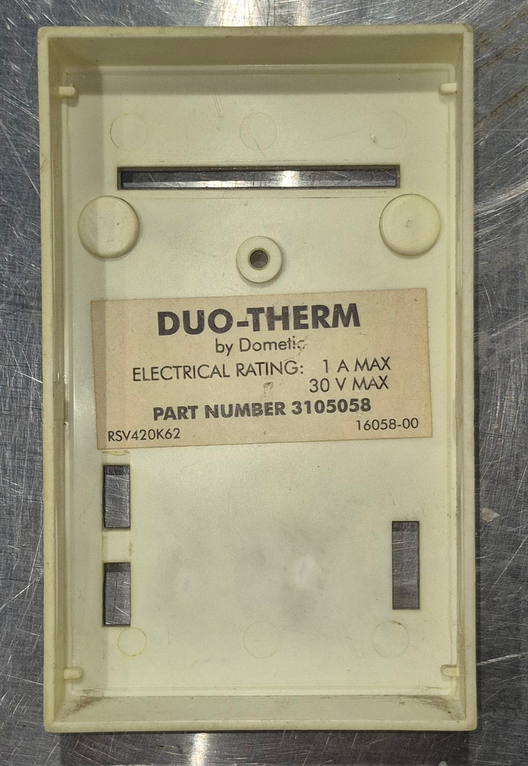 Used Dometic / Duo - therm Analog Thermostat Cool/Furnace Cover (Faceplate) - Young Farts RV Parts