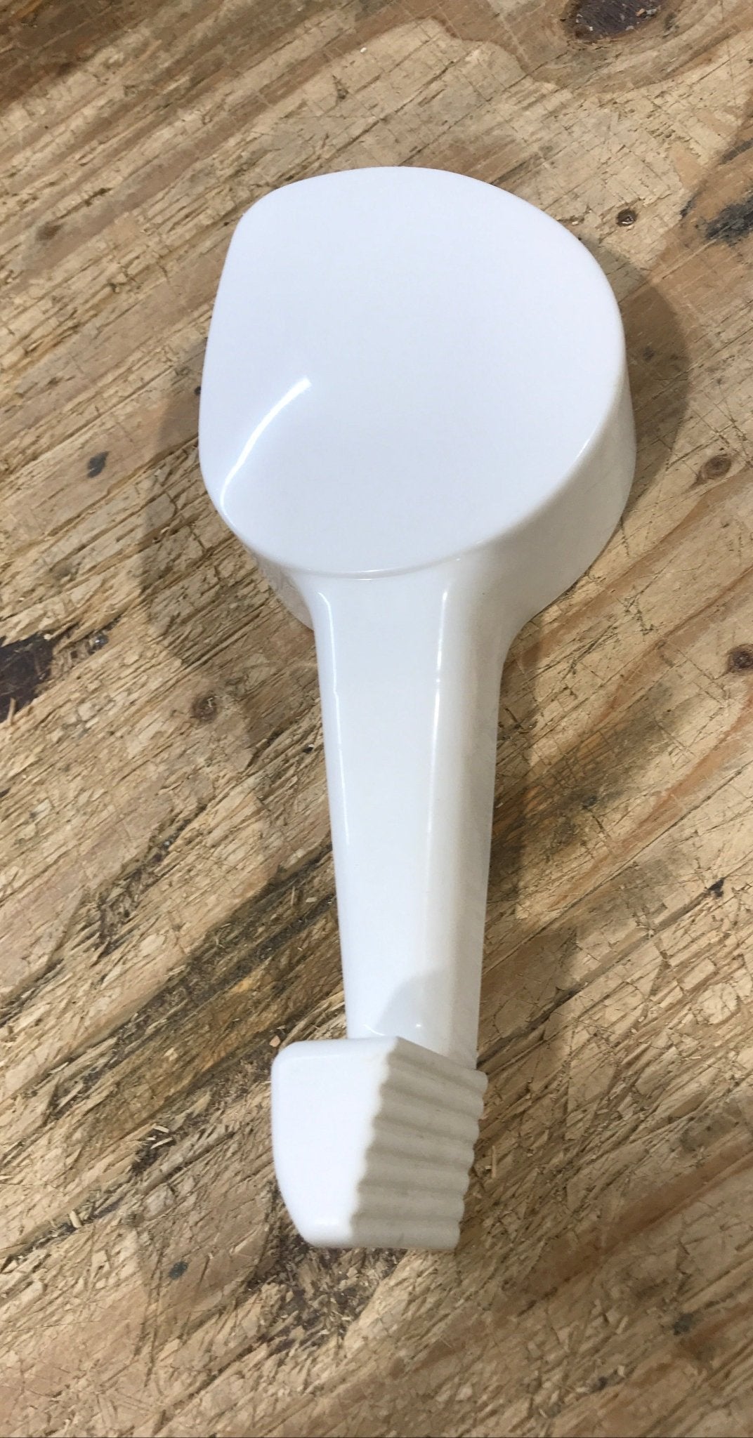 Used Dometic Flush Pedal Cover, White - 385310114 - Young Farts RV Parts