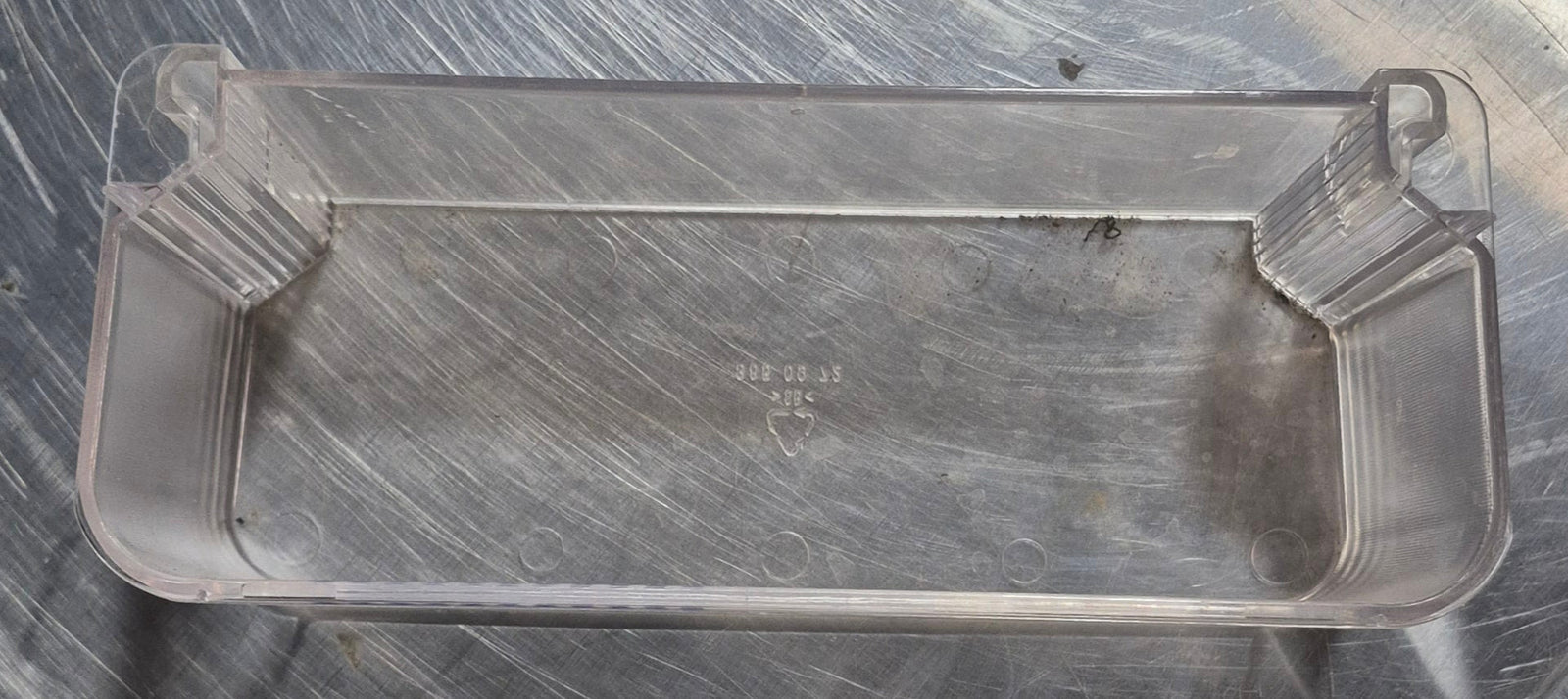 Used Dometic Freezer Door Shelf Ice Box Clear - 385097201 - Young Farts RV Parts