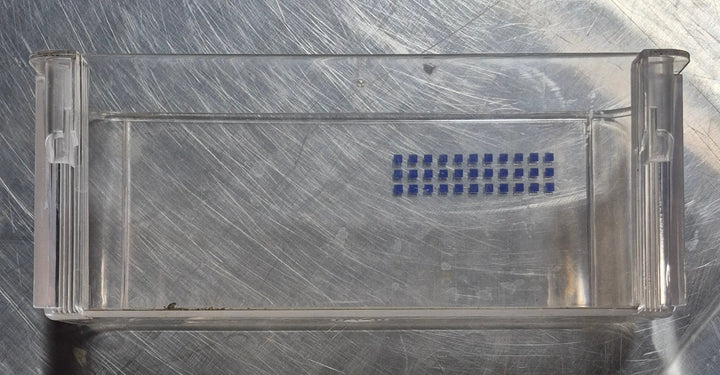 Used Dometic Freezer Door Shelf Ice Box Clear - 385097201 - Young Farts RV Parts