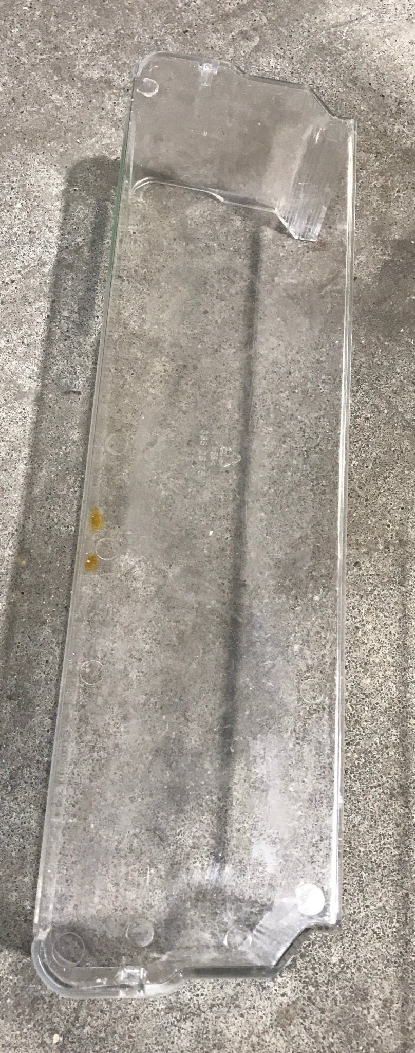 Used Dometic Fridge Door Lower Shelf Clear - 3850975016 - Young Farts RV Parts