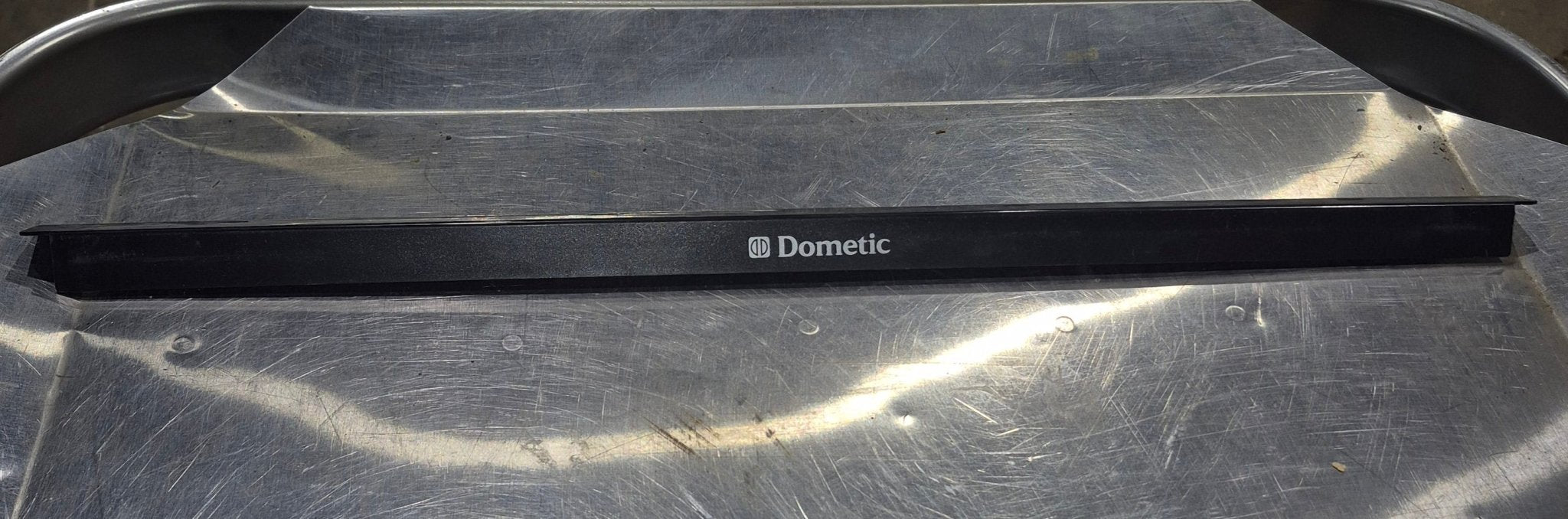 Used Dometic Fridge Door Panel Holder Decorative Strip, Black, Dometic - Branded - 38509191133 - Young Farts RV Parts