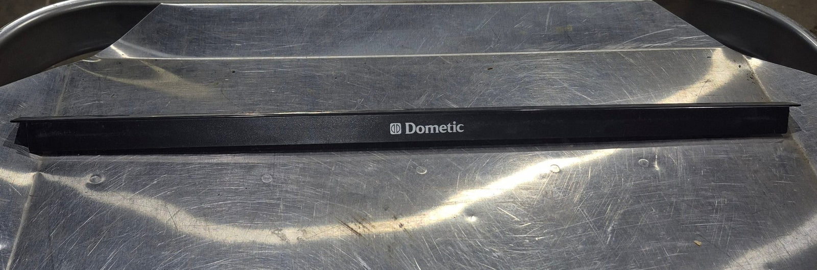 Used Dometic Fridge Door Panel Holder Decorative Strip, Black, Dometic - Branded - 38509191133 - Young Farts RV Parts