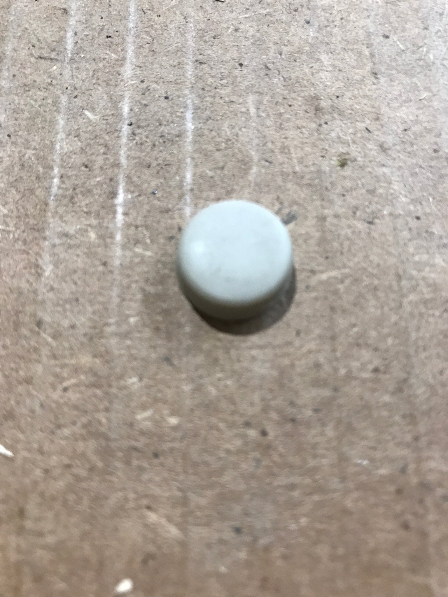 Used Dometic Fridge Door Upper Hinge Pin Cap, Beige - 2932736016 - Young Farts RV Parts