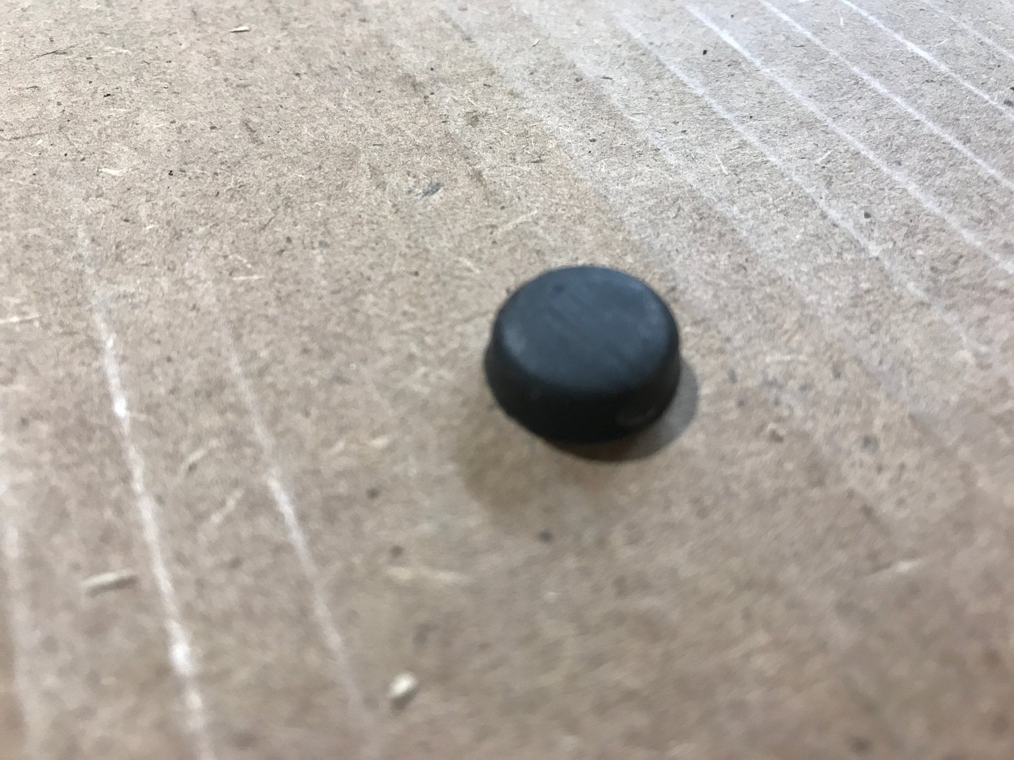 Used Dometic Fridge Door Upper Hinge Pin Cap, Black - 2932736081 - Young Farts RV Parts