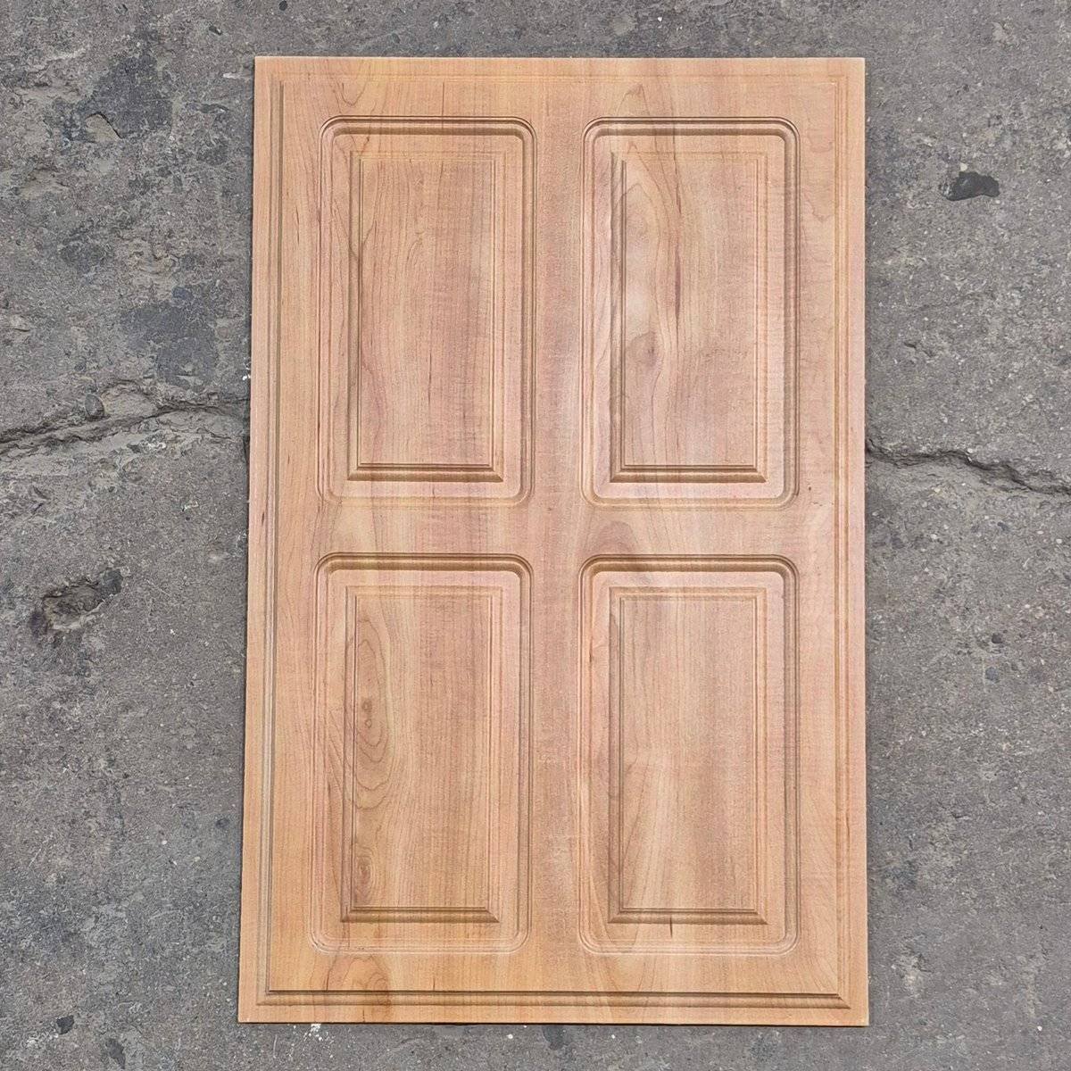Used Dometic Fridge Lower Door Panel Insert, Wooden - LOWER ONLY - Young Farts RV Parts