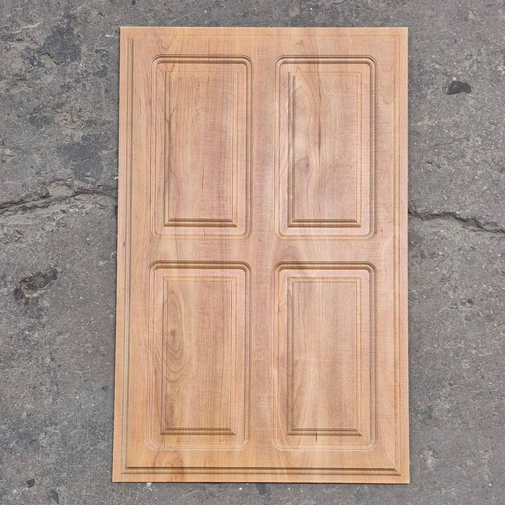 Used Dometic Fridge Lower Door Panel Insert, Wooden - LOWER ONLY - Young Farts RV Parts