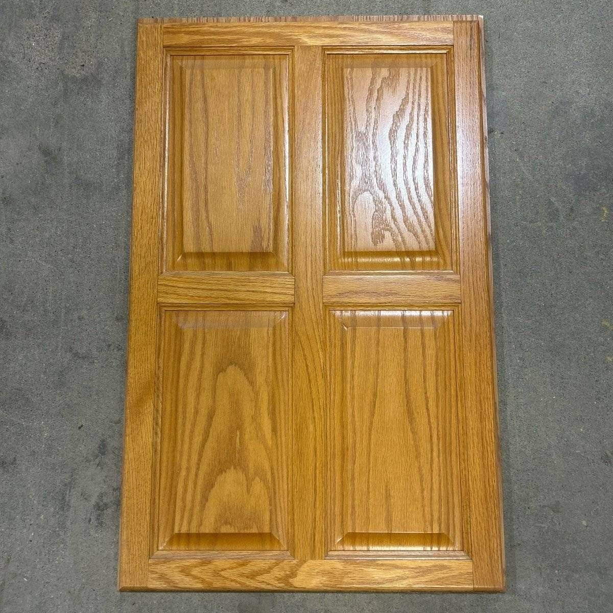 Used Dometic Fridge Lower Door Panel Insert, Wooden - LOWER ONLY - RM3662 - Young Farts RV Parts
