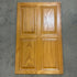 Used Dometic Fridge Lower Door Panel Insert, Wooden - LOWER ONLY - RM3662 - Young Farts RV Parts