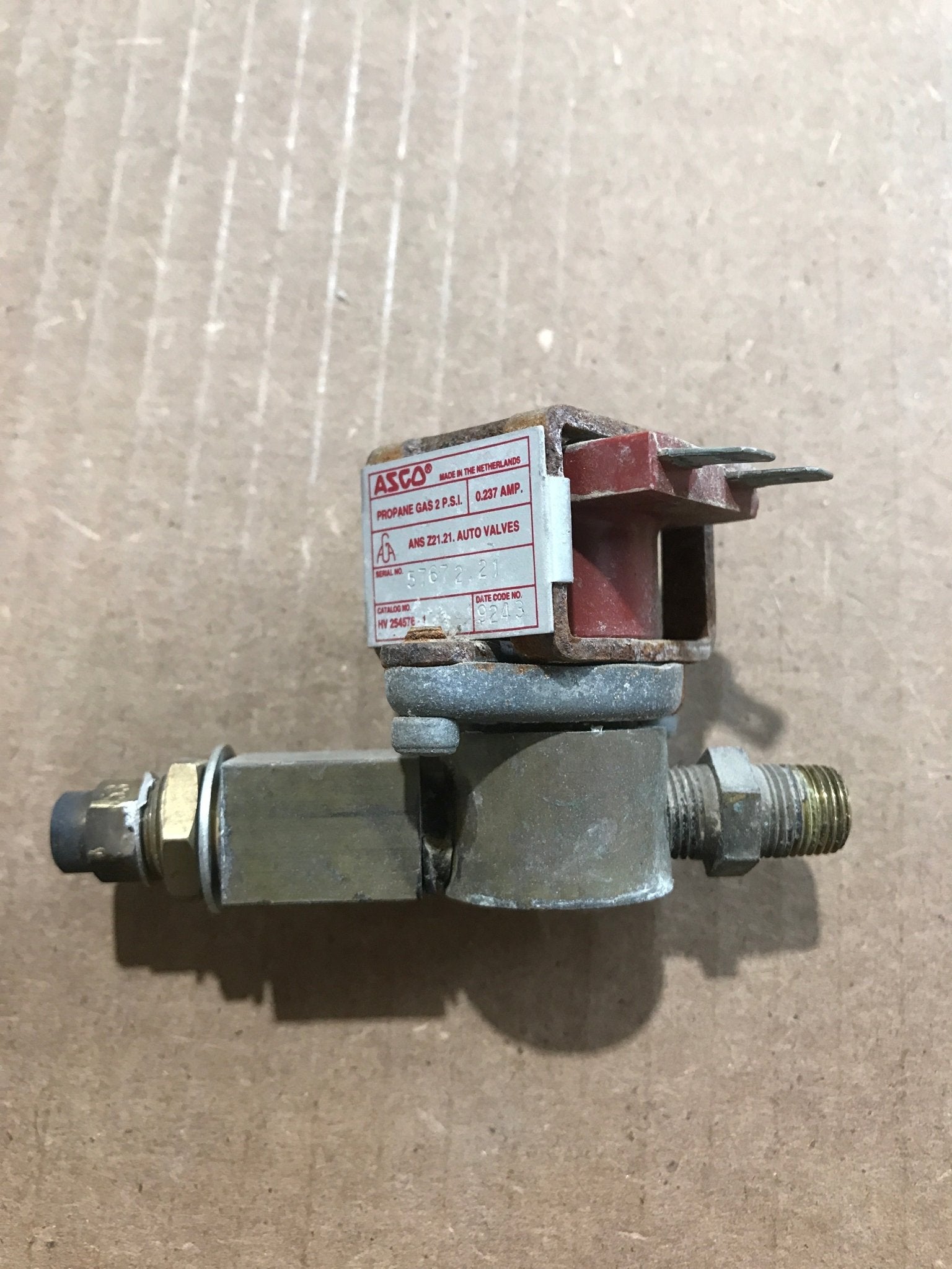 Used Dometic Gas Valve Solenoid - 2943298022 - Young Farts RV Parts