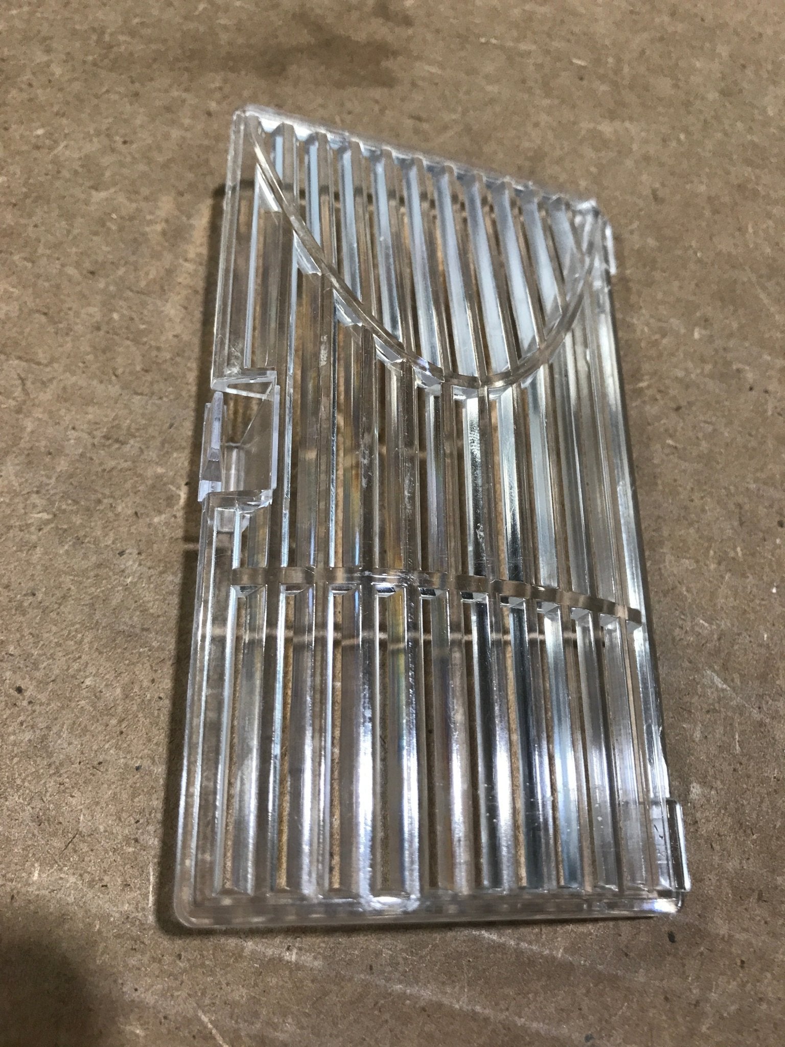 Used Dometic Interior Lamp Cover, Clear - 3850962014 - Young Farts RV Parts