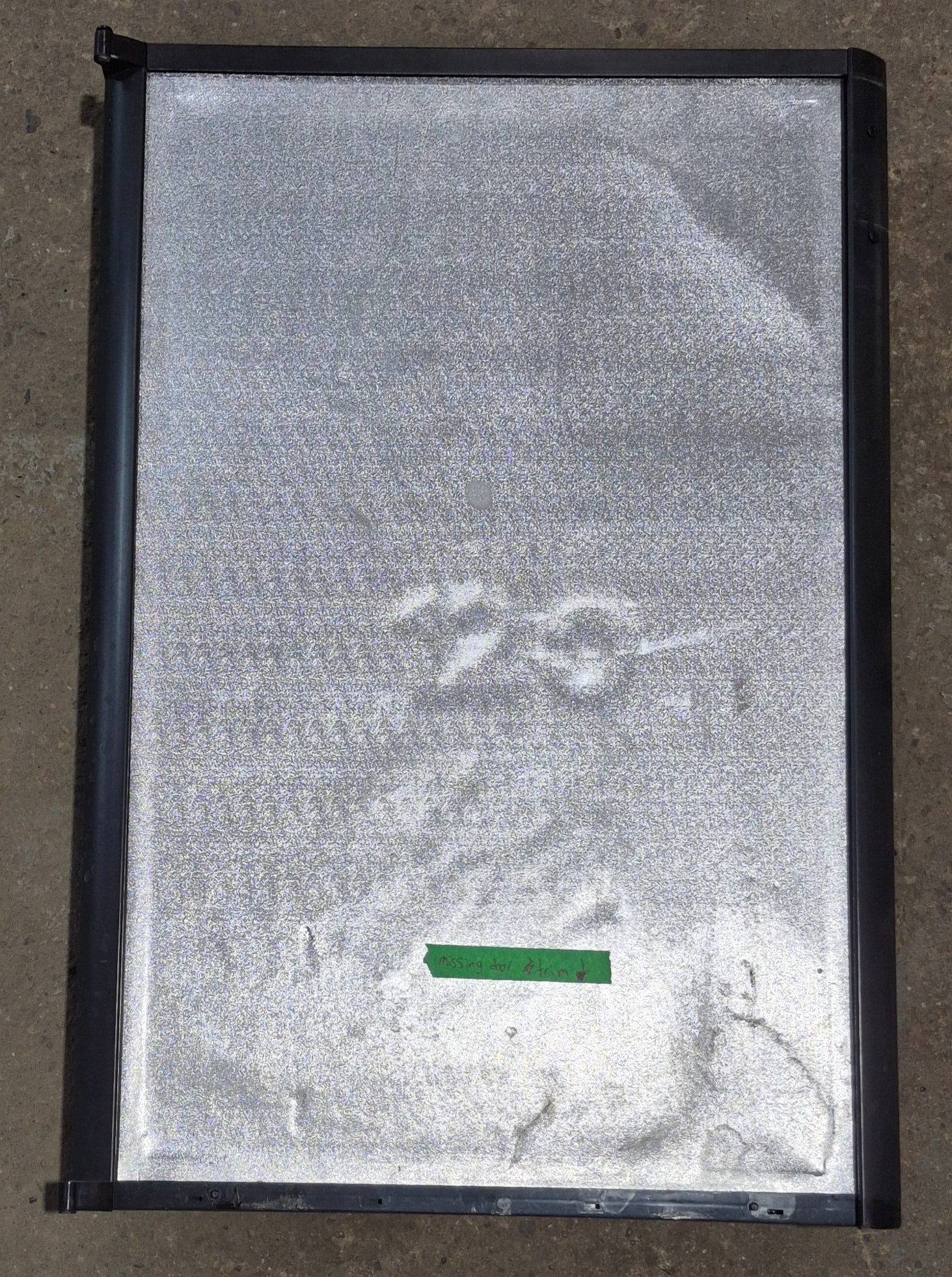 Used Dometic Left Hand Fridge Door - 2932563063 - Young Farts RV Parts