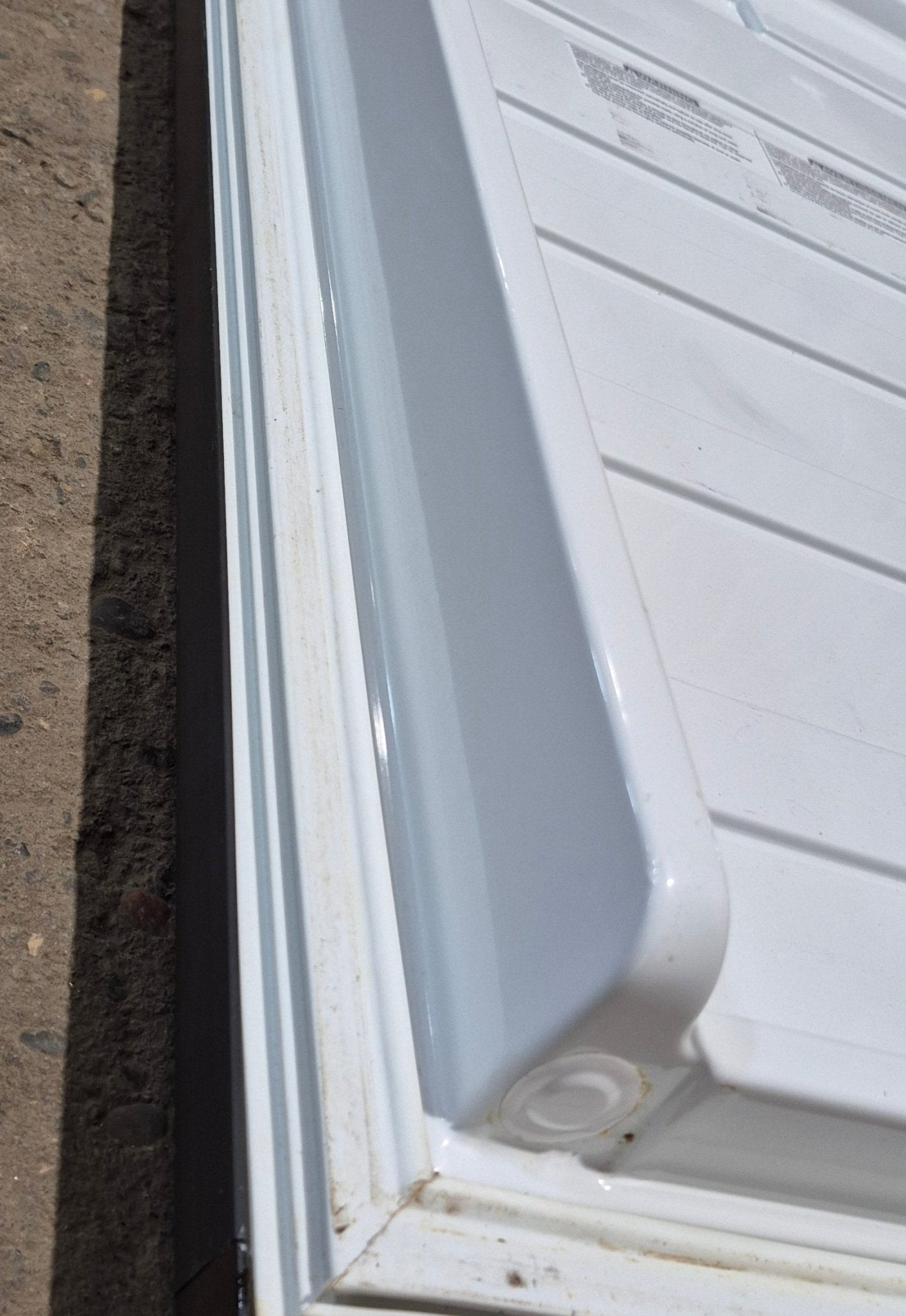 Used Dometic Left Hand Fridge Door - 2932563063 - Young Farts RV Parts