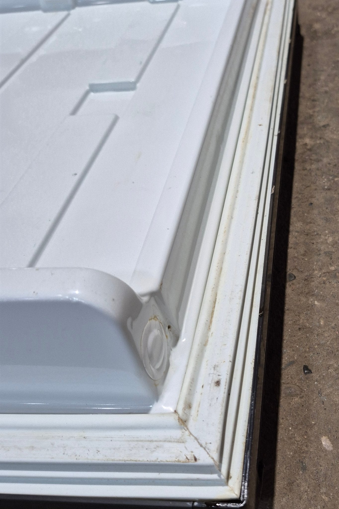 Used Dometic Left Hand Fridge Door - 2932563063 - Young Farts RV Parts