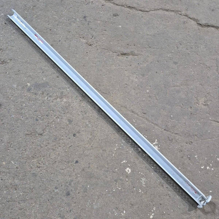Used Dometic Lower Main Arm, Adjustable, White, 57", With Foot Pad - Sunchaser II , 3310795.004B - Young Farts RV Parts