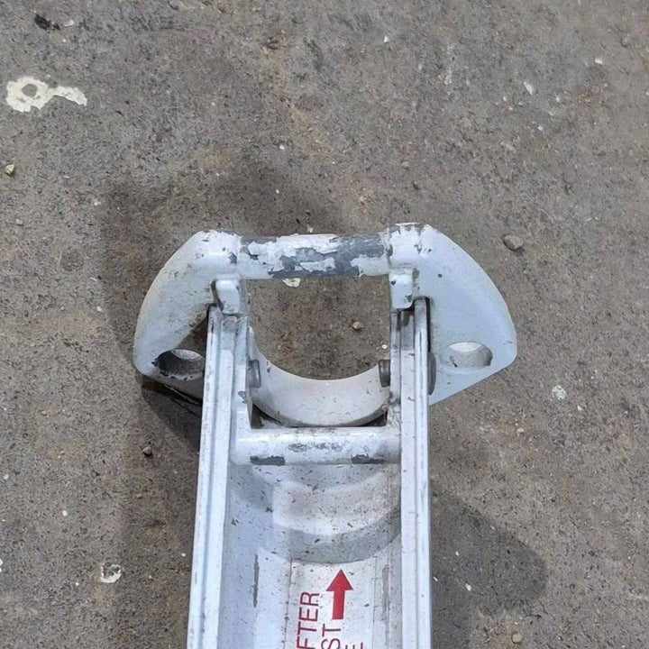 Used Dometic Lower Main Arm, Adjustable, White, 57", With Foot Pad - Sunchaser II , 3310795.004B - Young Farts RV Parts