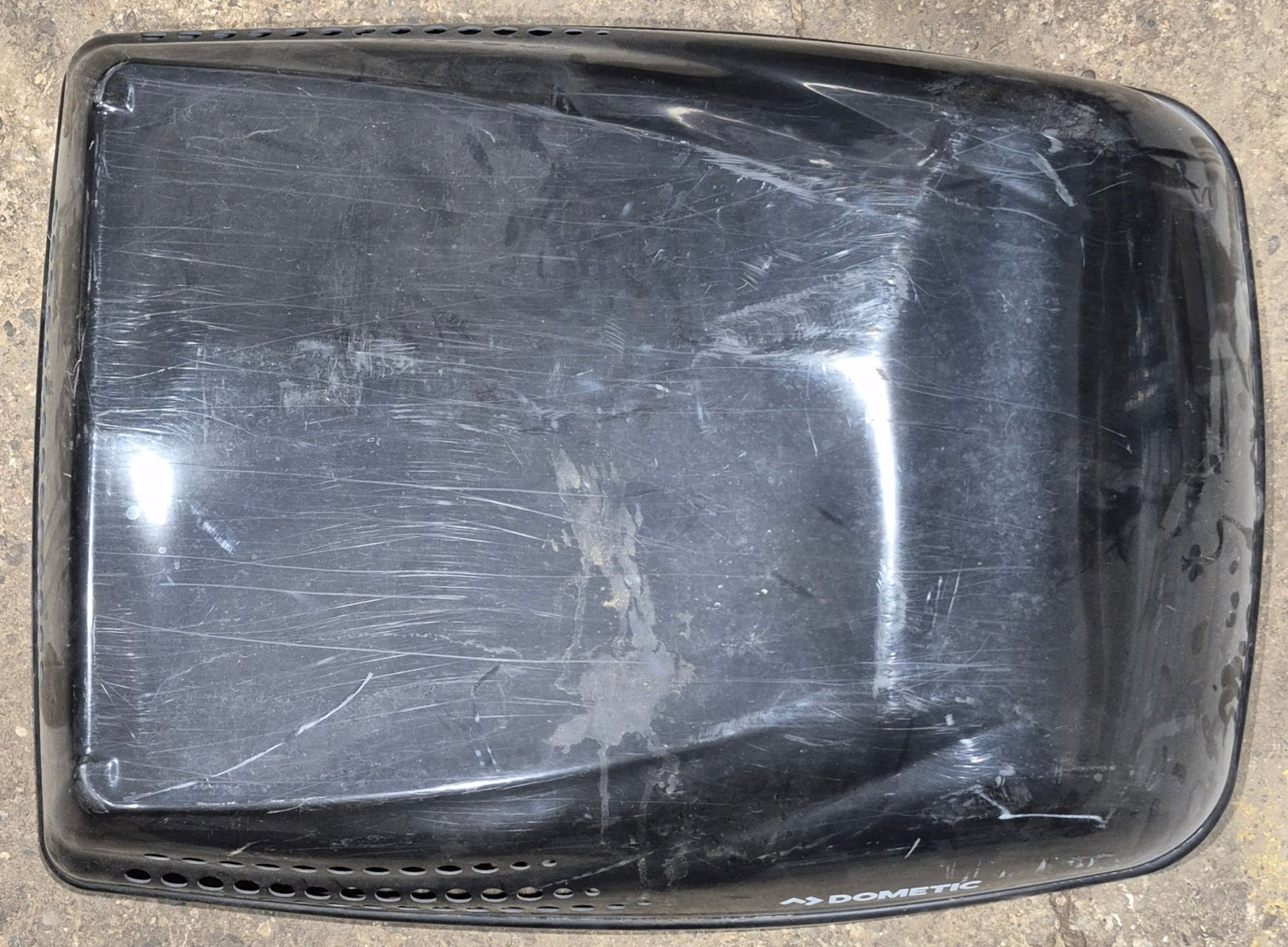 Used Dometic Penguin II Replacement Shroud Black - 3314471.003 - Young Farts RV Parts