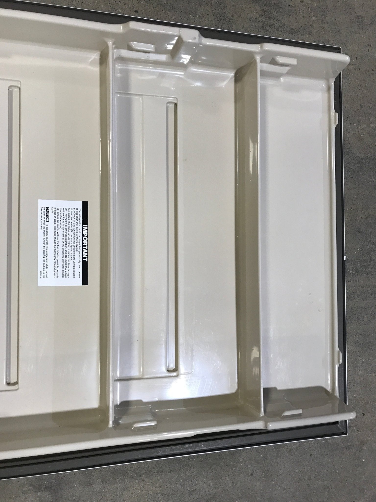 Used Dometic Refrigerator Door 2930929142 - 24 3/8