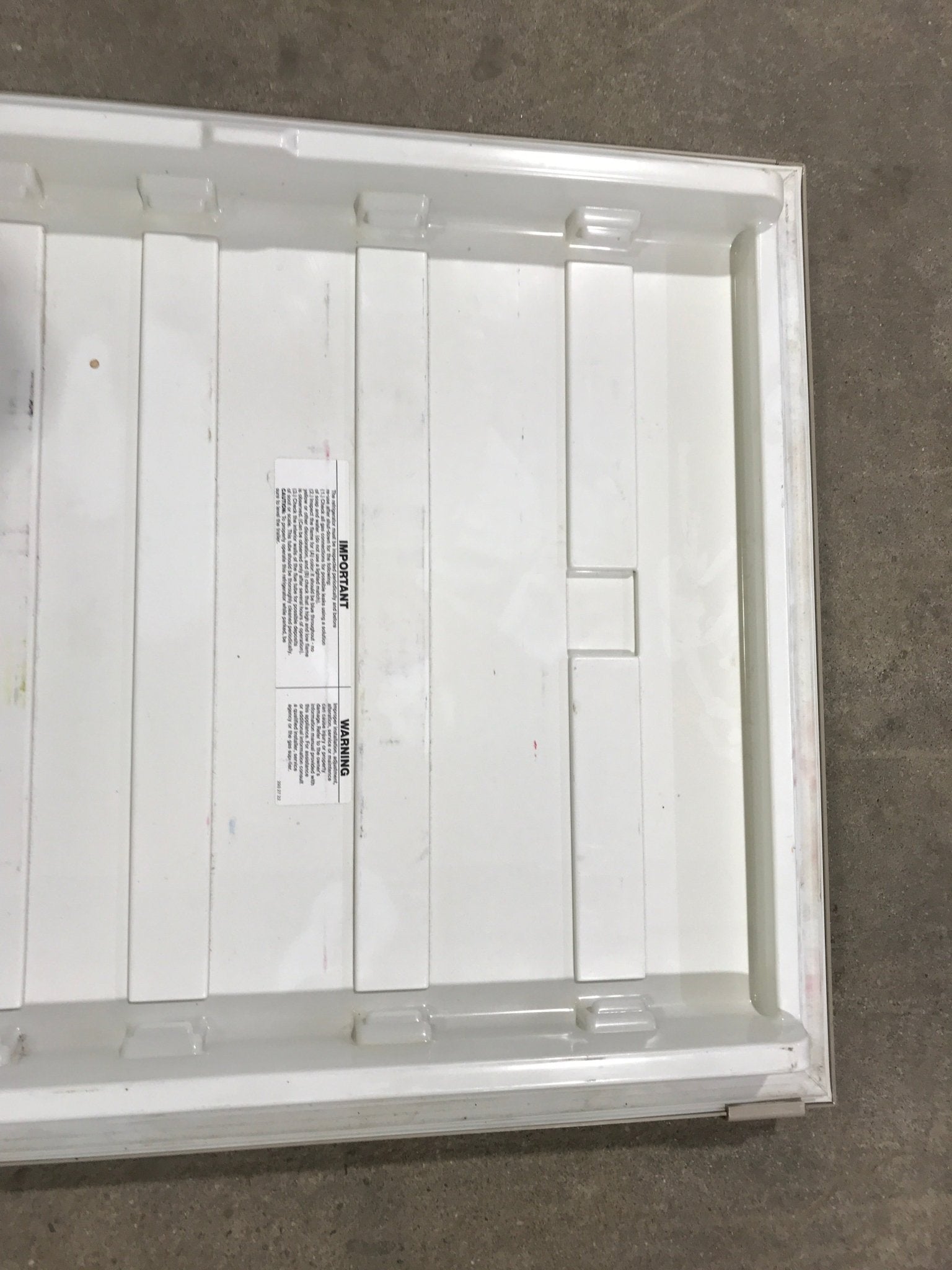Used Dometic Refrigerator Door Complete - Young Farts RV Parts
