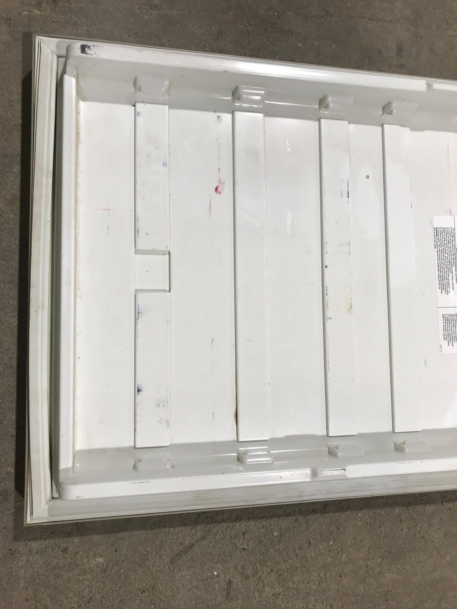 Used Dometic Refrigerator Door Complete - Young Farts RV Parts