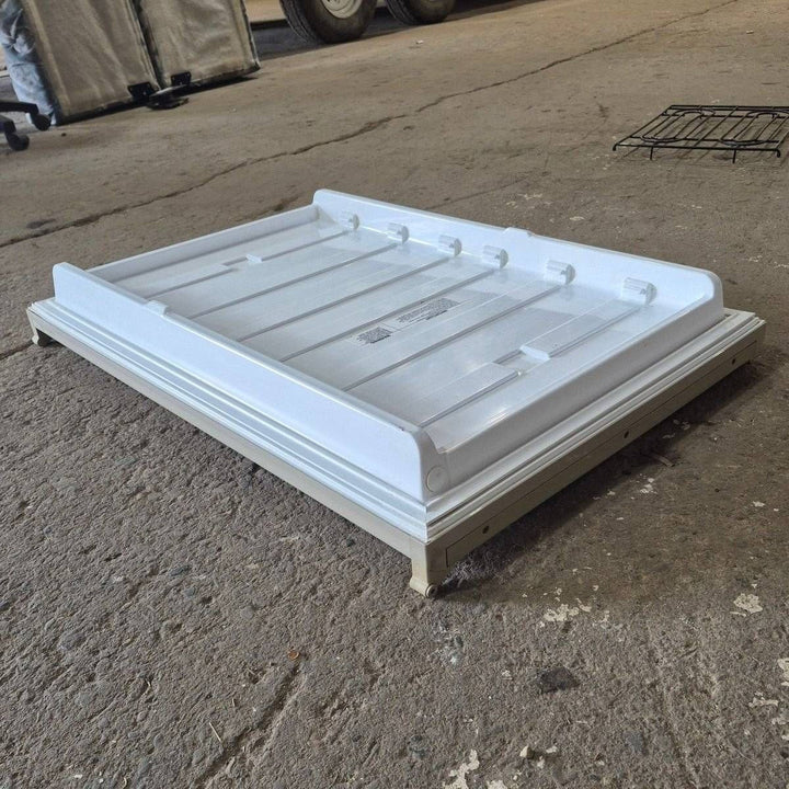 Used Dometic Refrigerator Door - Good Used Shape - 22 1/2" W x 33 1/4” H - Young Farts RV Parts