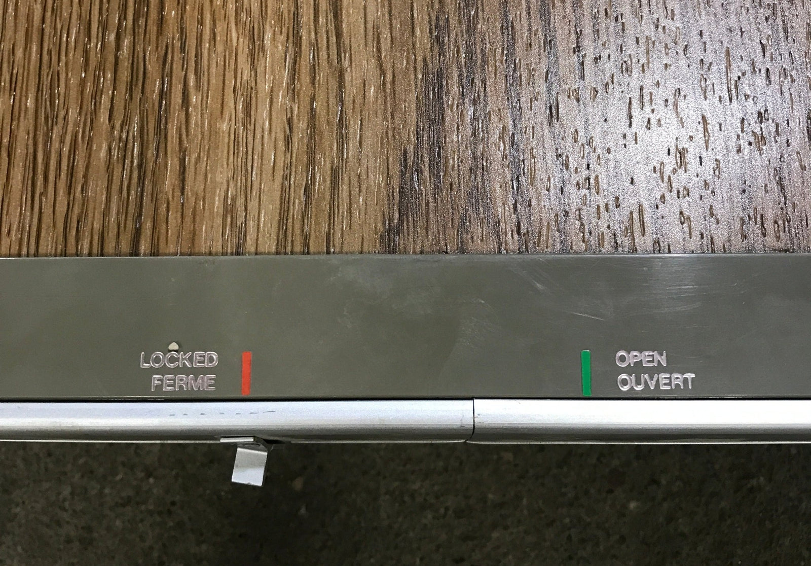 Used Dometic Refrigerator Freezer Door 2930930132 - 24 1/2