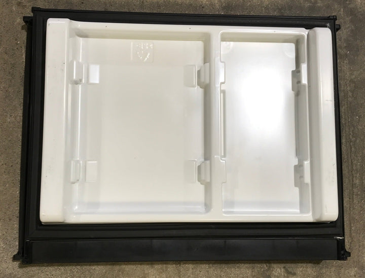 Used Dometic Refrigerator Freezer Door 3850998026 24 1/2" W x 18" H - Young Farts RV Parts