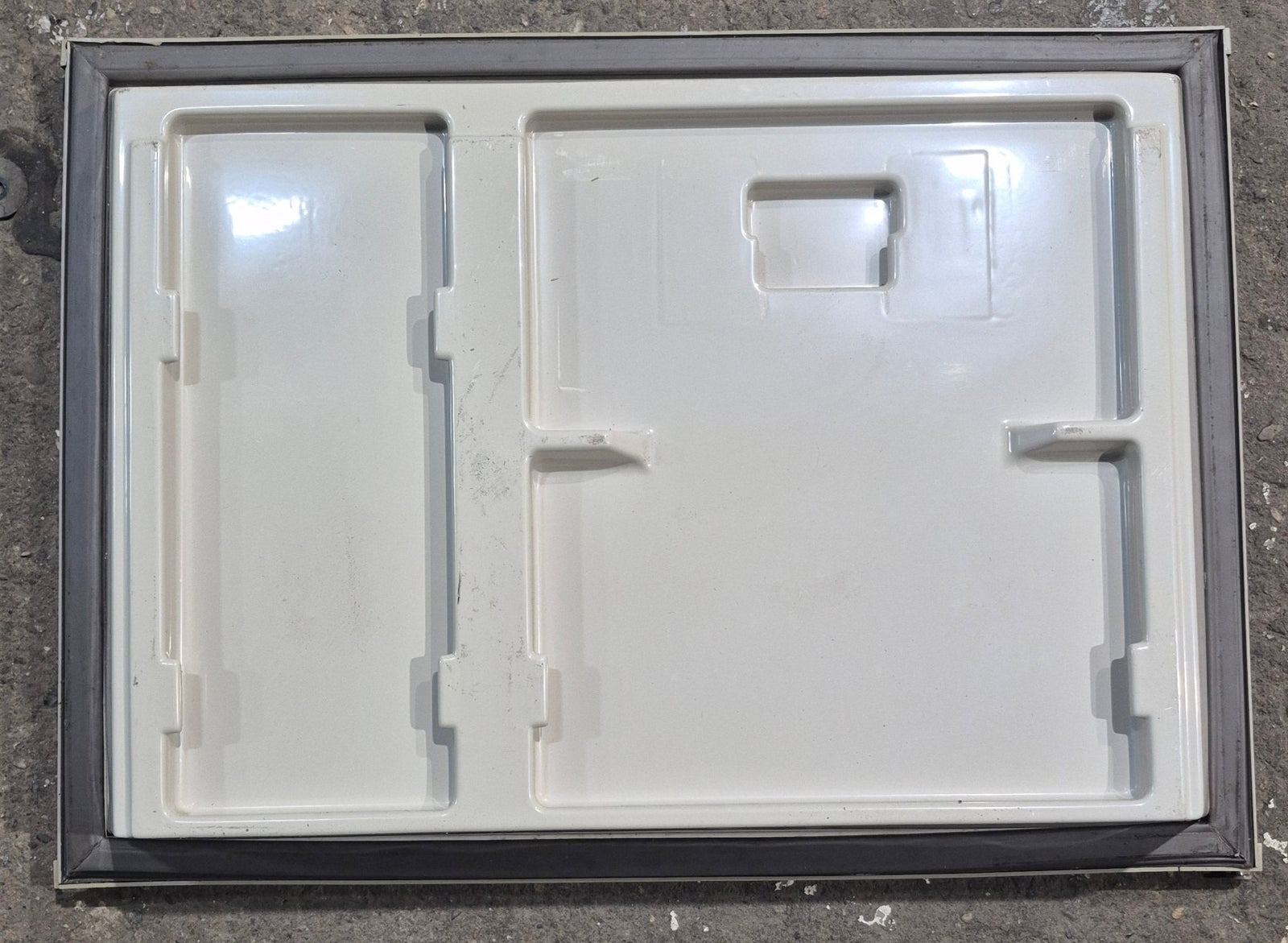 Used Dometic Refrigerator Freezer Door, LH, Good Used Shape - 2931180117 - Young Farts RV Parts